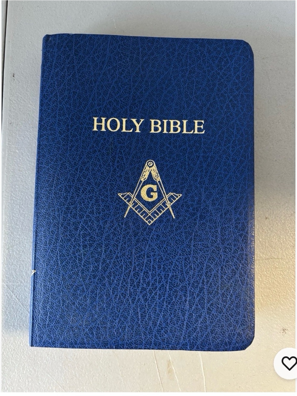 VTG Masonic Presentation Holy Bible Master Mason Edition KJV 1991 w/Study Helps